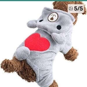 Dog Apparel Cute Bear Costume Jumpsuit Hoodie XS